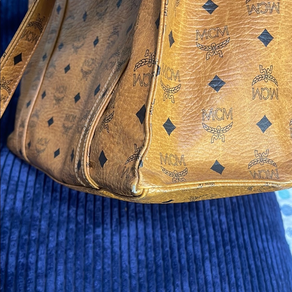 MCM Brown Leather Tote Bag - Picture 11 of 15